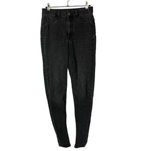 H&M Divided Faded Black High Rise Jeans 8